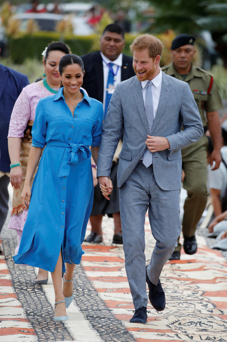 The couple have spent the last four days in Fiji and Tonga (PA)