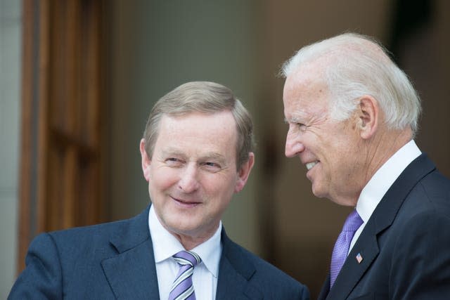 Enda Kenny and Joe Biden