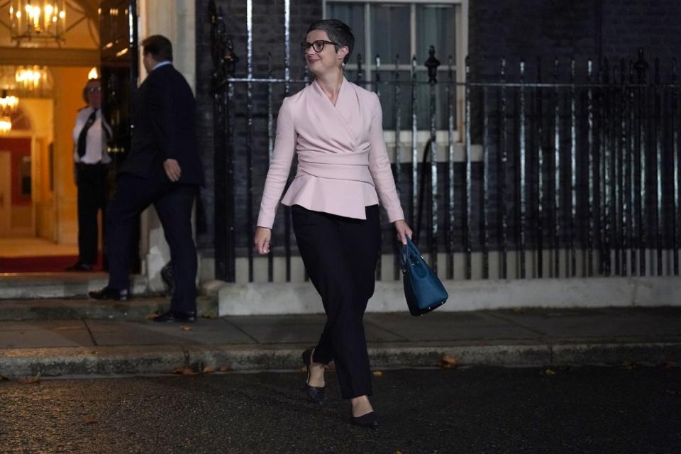 Newly installed Work and Pensions Secretary Chloe Smith (Kirsty O’Connor/PA) (PA Wire)