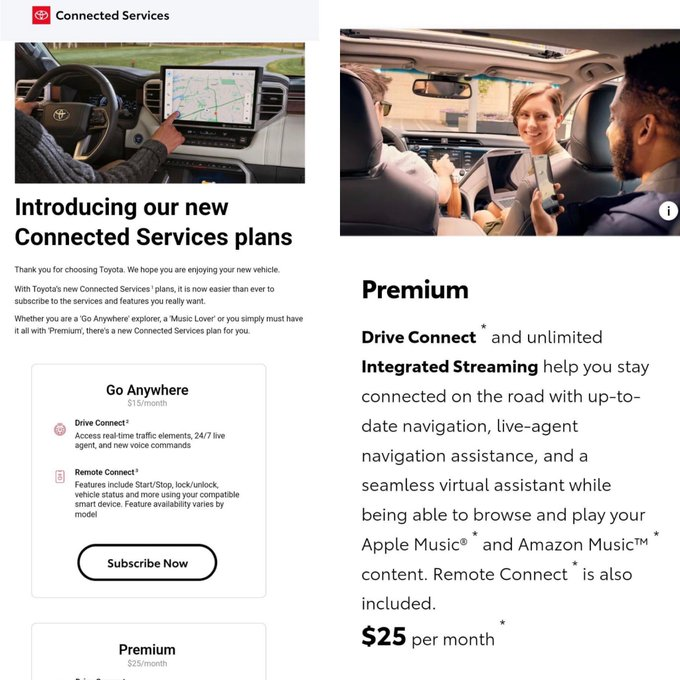 Toyota's Connected Services offering