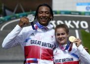 Beth Shriever and Kye Whyte with their medals