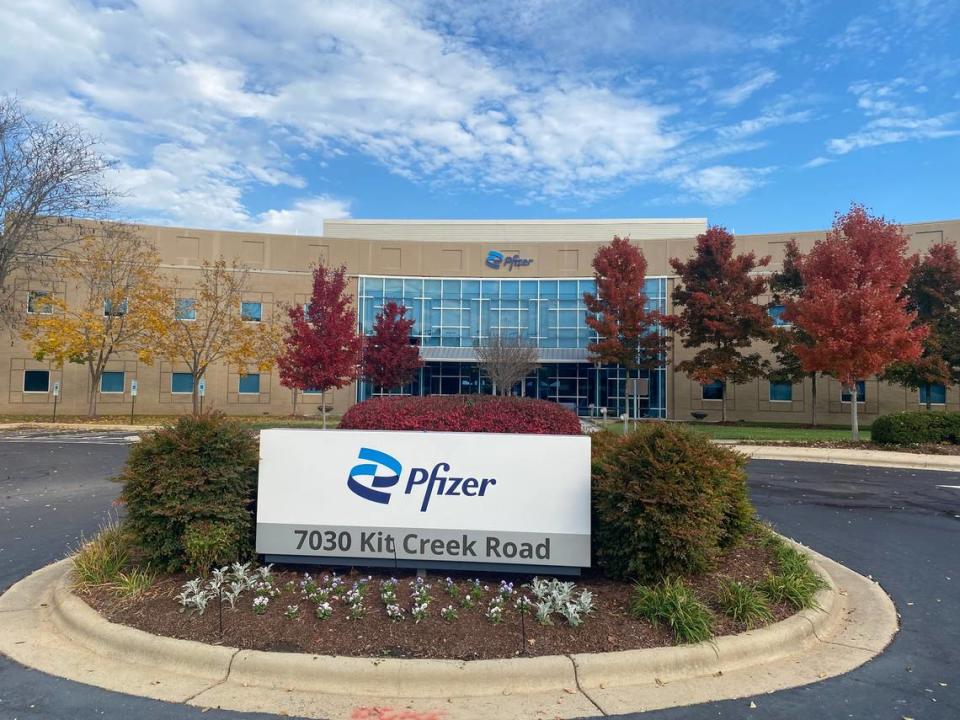 Pfizer will close this facility in Research Triangle Park.