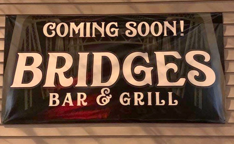 Bridges Bar and Grill is opening soon in the old Cap'N Morgans location.