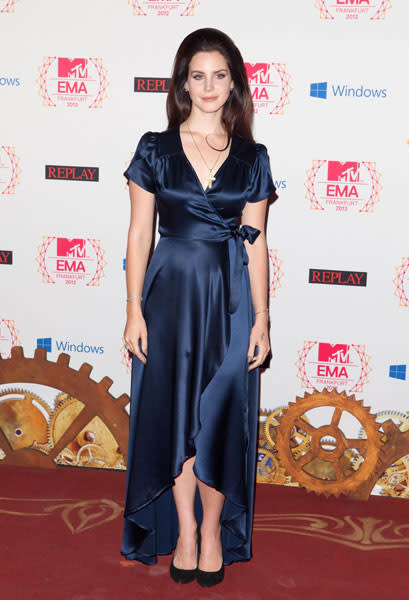 <b>Best dressed: Lana Del Rey<br></b><br>The US singer looked pretty and polished in a navy, satin wrap dress and minimal accessories. Her hair and make-up looked flawless – although those black pumps look a little chunky with her dainty dress.