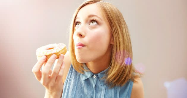 New research has found women are more likely to respond to romantic cues on a full stomach. Photo: Getty