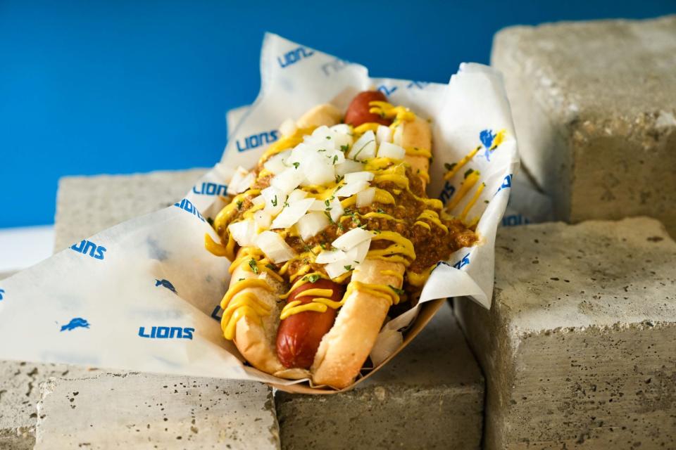 New this season at Ford Field, the Detroit Coney will face the visiting teams' inspired coney.