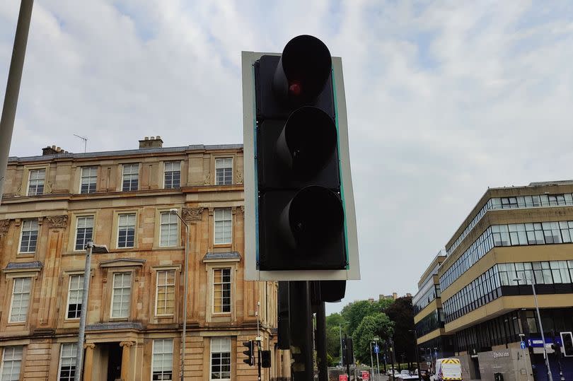 Traffic lights in Glasgow city centre have stopped working