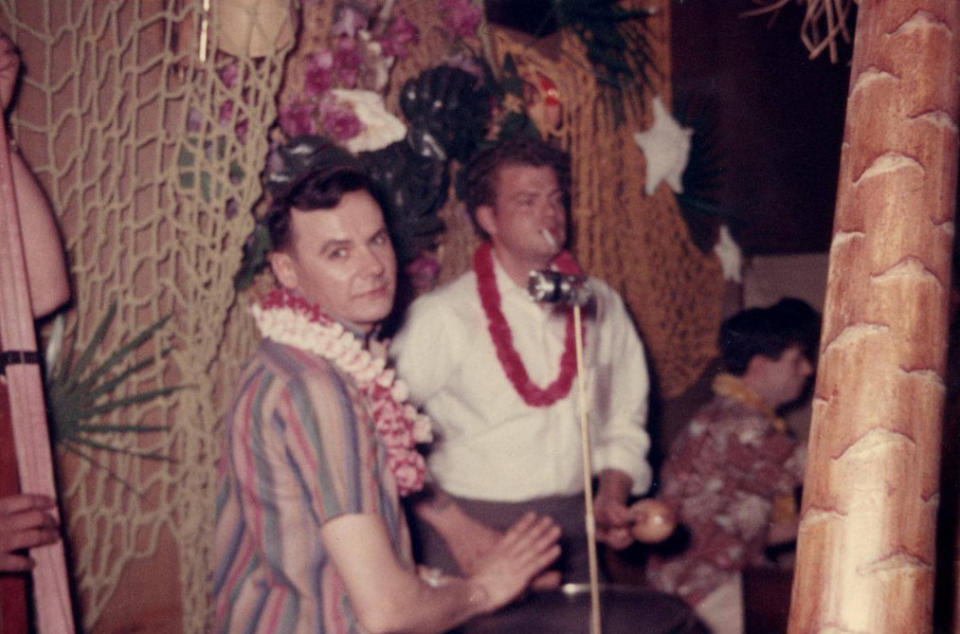 Hawaiian night at the Black Nite. (Wisconsin LGBTQ History Project)