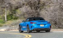 <p>Down 45 horses and up 348 pounds on the Porsche, the Z4 can't hang with the Boxster even with the quick-shifting advantage of ZF's superb eight-speed automatic transmission.</p>