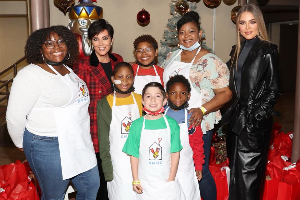 LOS ANGELES, CALIFORNIA - NOVEMBER 29: Kris Jenner and Khloé Kardashian kick off the Holidays by supporting Ronald McDonald House Charities on Giving Tuesday on November 29, 2022 in Los Angeles, California. (Photo by Jerritt Clark/WireImage for Ronald McDonald House Charities)