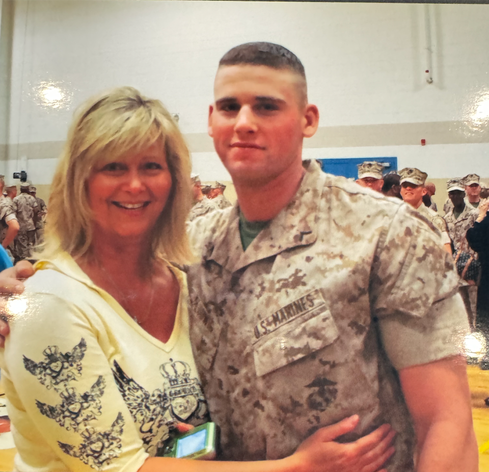 Zachary Ludwig was named honor grad for his company in the U.S. Marine Corps.