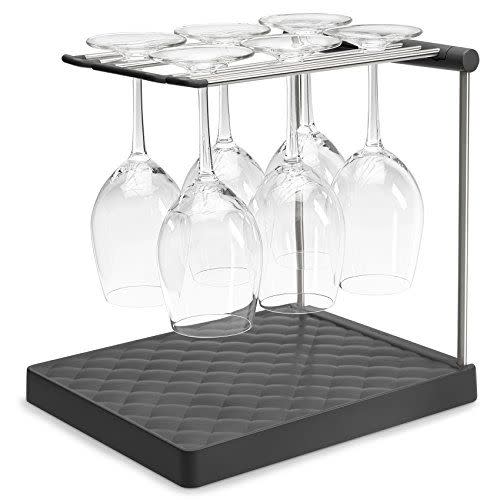 10) Collapsible Wine Drying Rack