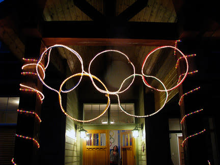 Rope Light Olympic Rings