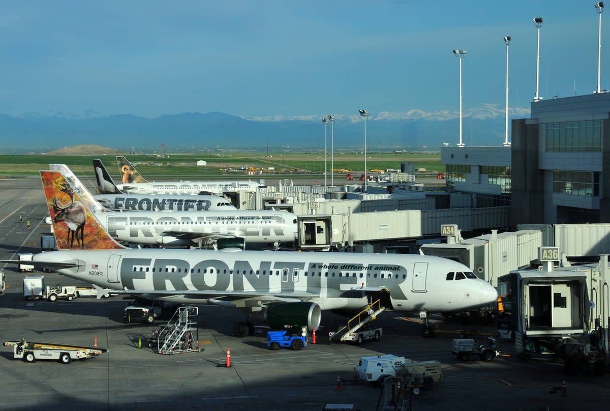 Frontier Airlines has announced that they are offering business travel flights starting at $129 (Getty)