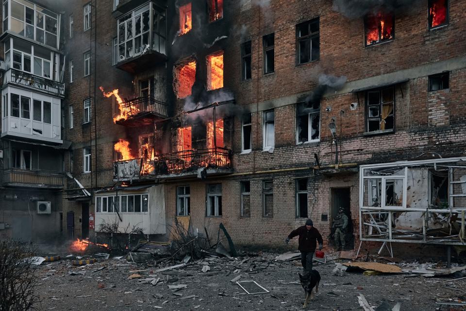 Russian shelling has destroyed infrastructure across Ukraine (Copyright 2022 The Associated Press. All rights reserved.)