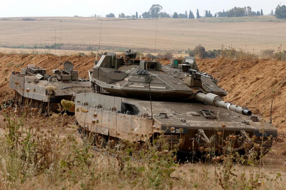 israel gaza tanks