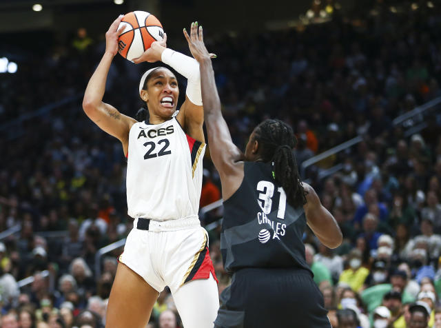WNBA playoffs give Las Vegas Aces' A'ja Wilson chance to cement