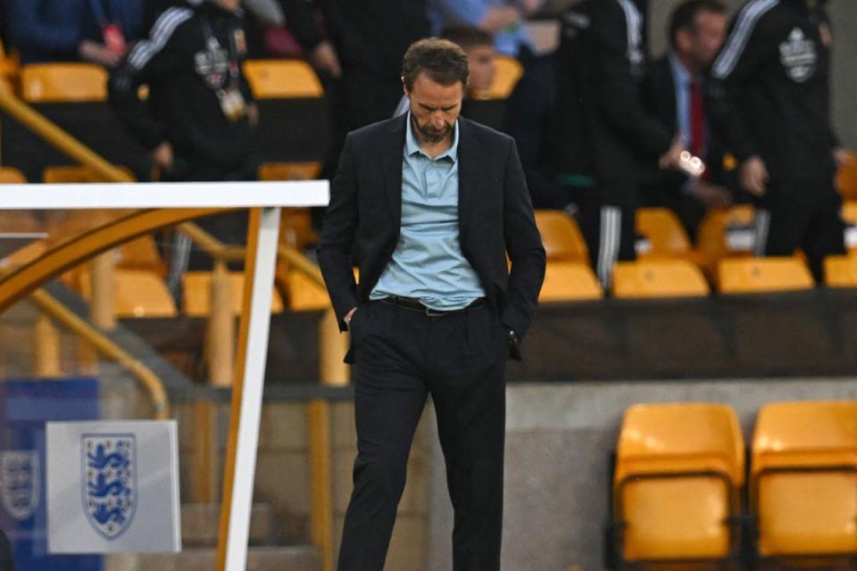 Southgate experienced a toxic atmosphere at Molineux (AFP via Getty Images)