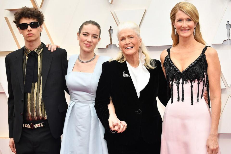 Ellery Harper, Jaya Harper, Diane Ladd, and Laura Dern | Amy Sussman/Getty Images