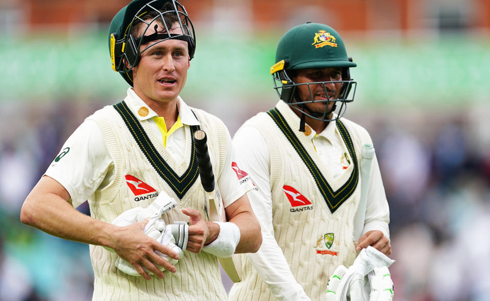 Marnus Labuschagne and Usman Khawaja.