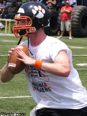 Woodberry Forest quarterback Jacob Rainey