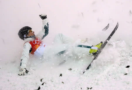 Freestyle Skiing - Pyeongchang 2018 Winter Olympics - Women's Aerials Qualifications - Phoenix Snow Park - Pyeongchang, South Korea - February 15, 2018. Lydia Lassila of Australia in action. REUTERS/Mike Blake