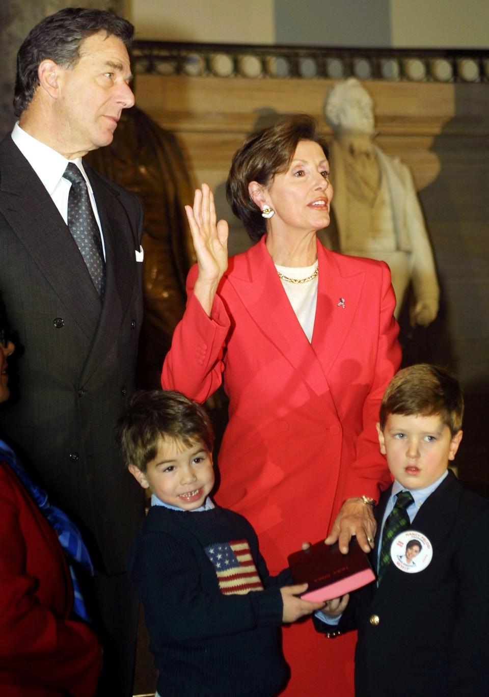 Nancy Pelosi is sworn in as House Democratic Whip