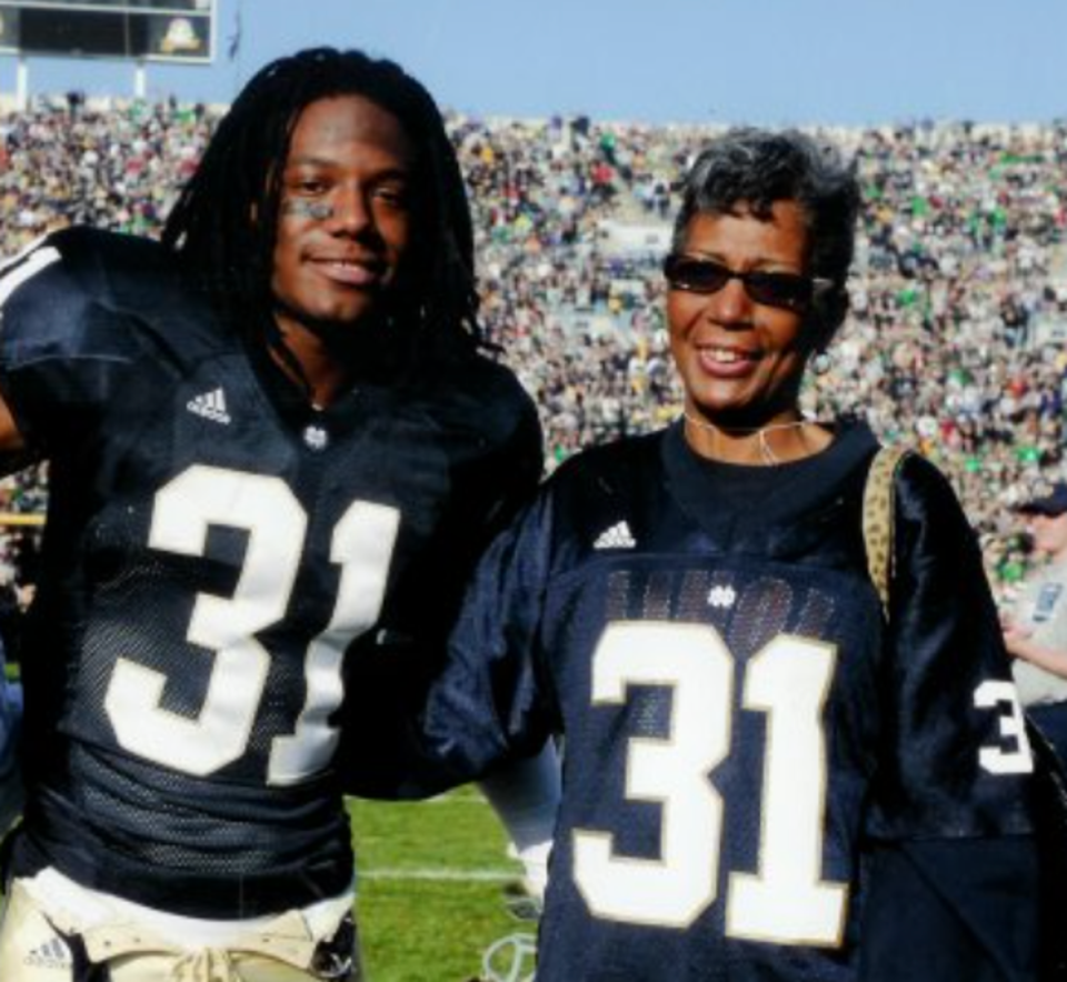 Myrtle Brown and her son Sergio Brown (Myrtle Brown/Facebook)