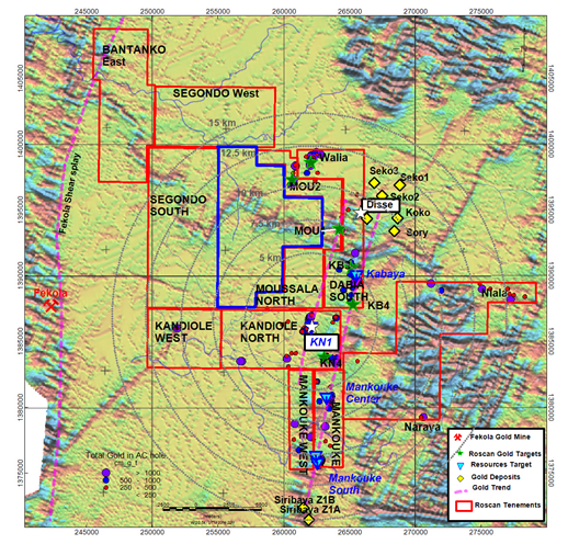 Roscan Gold Corporation, Monday, June 27, 2022, Press release picture