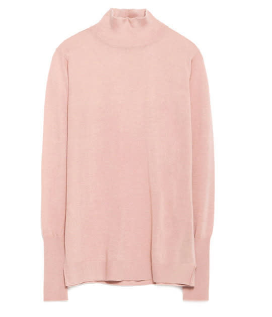 Zara Polo Neck Sweater, $30, zara.com