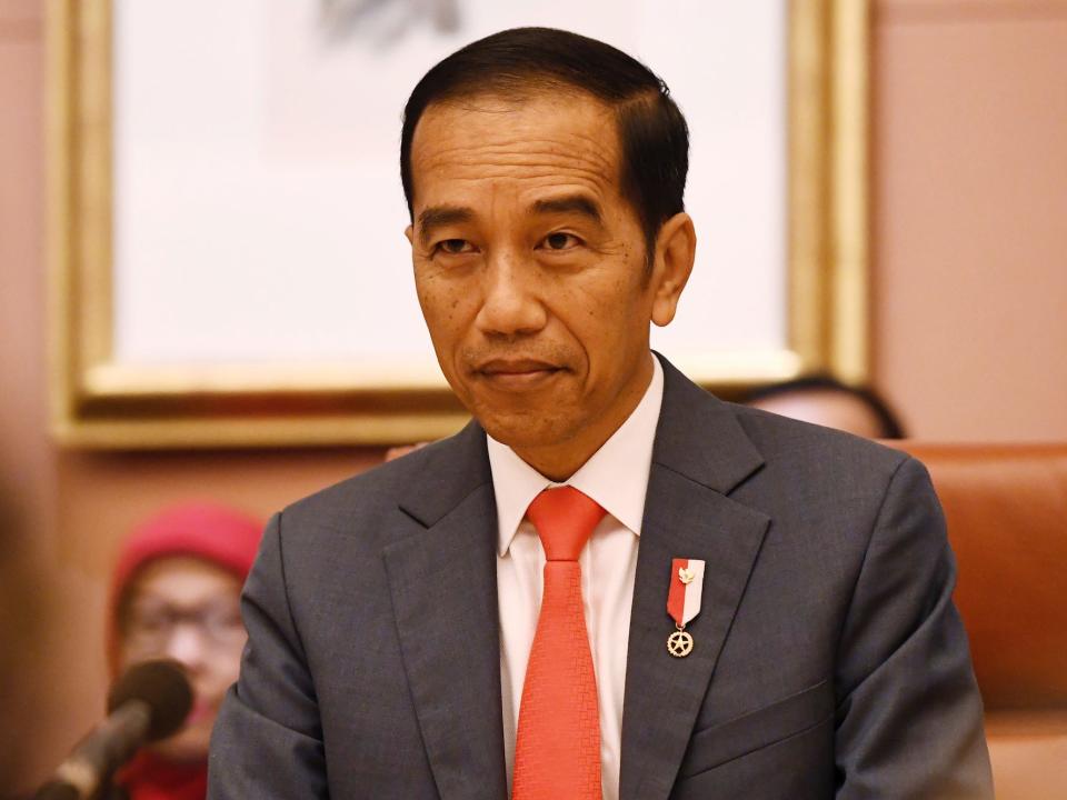 Indonesian President Joko Widodo in February.