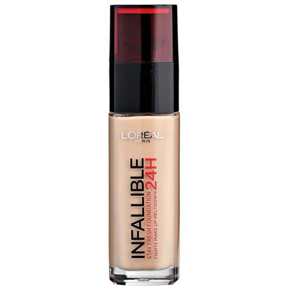 1) Infallible 24 Hour Stay Fresh Foundation