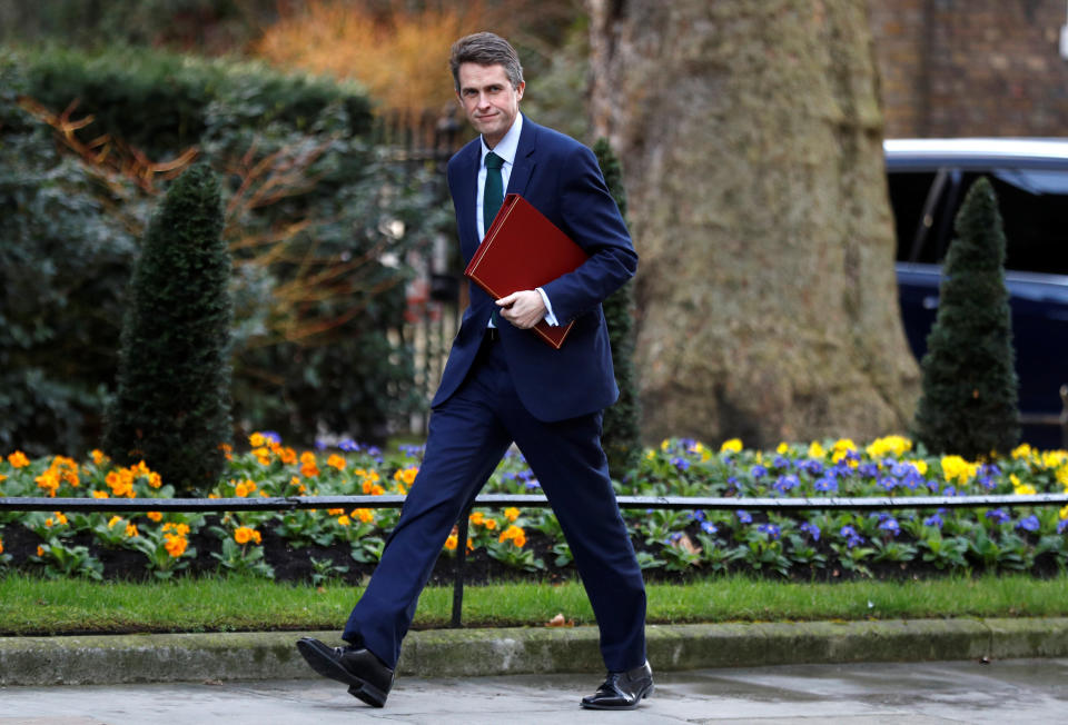 <em>Banned – in December Defence Secretary Gavin Williamson said Britons who joined Islamic State should not be allowed back into the country (Picture: Reuters)</em>