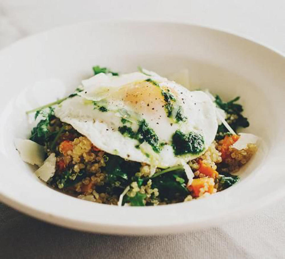 Golden Quinoa and Butternut Breakfast Bowl