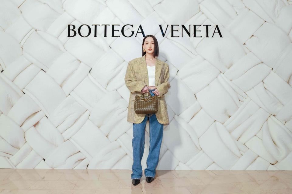 林映唯自認「西裝外套控」。BOTTEGA VENETA提供