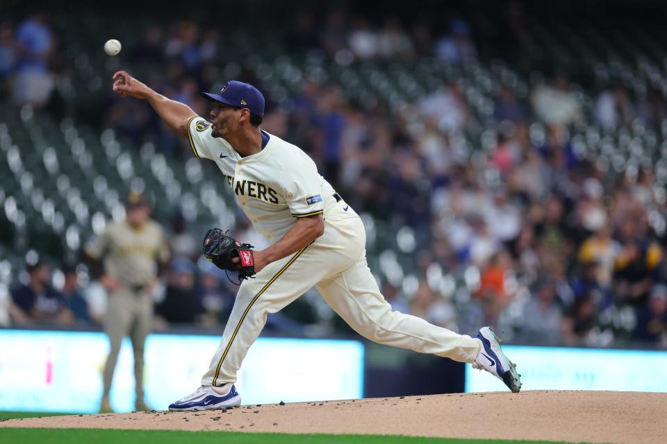 Joe Ross gave up nine hits and six earned runs in 4 ⅔ innings Monday night against the Padres at American Family Field.