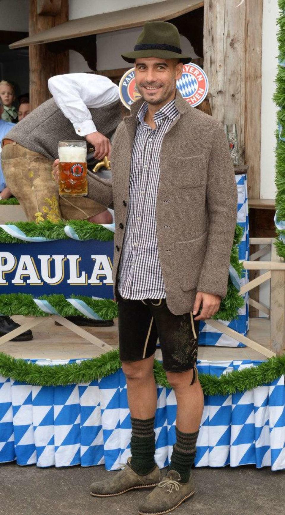 Pep Guardiola et Franck Ribéry à l'Oktoberfest -