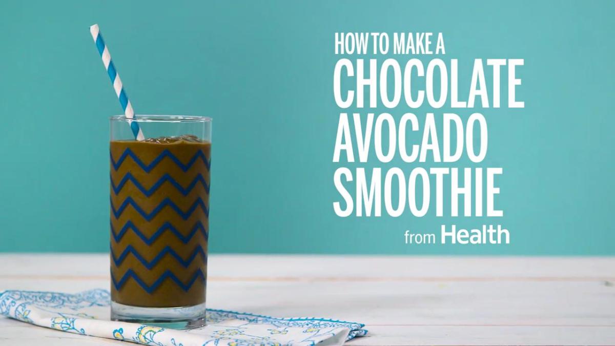 How To Make A Chocolate Avocado Smoothie 3416