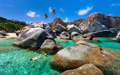 The Baths in Virgin Gorda - Credit: AP