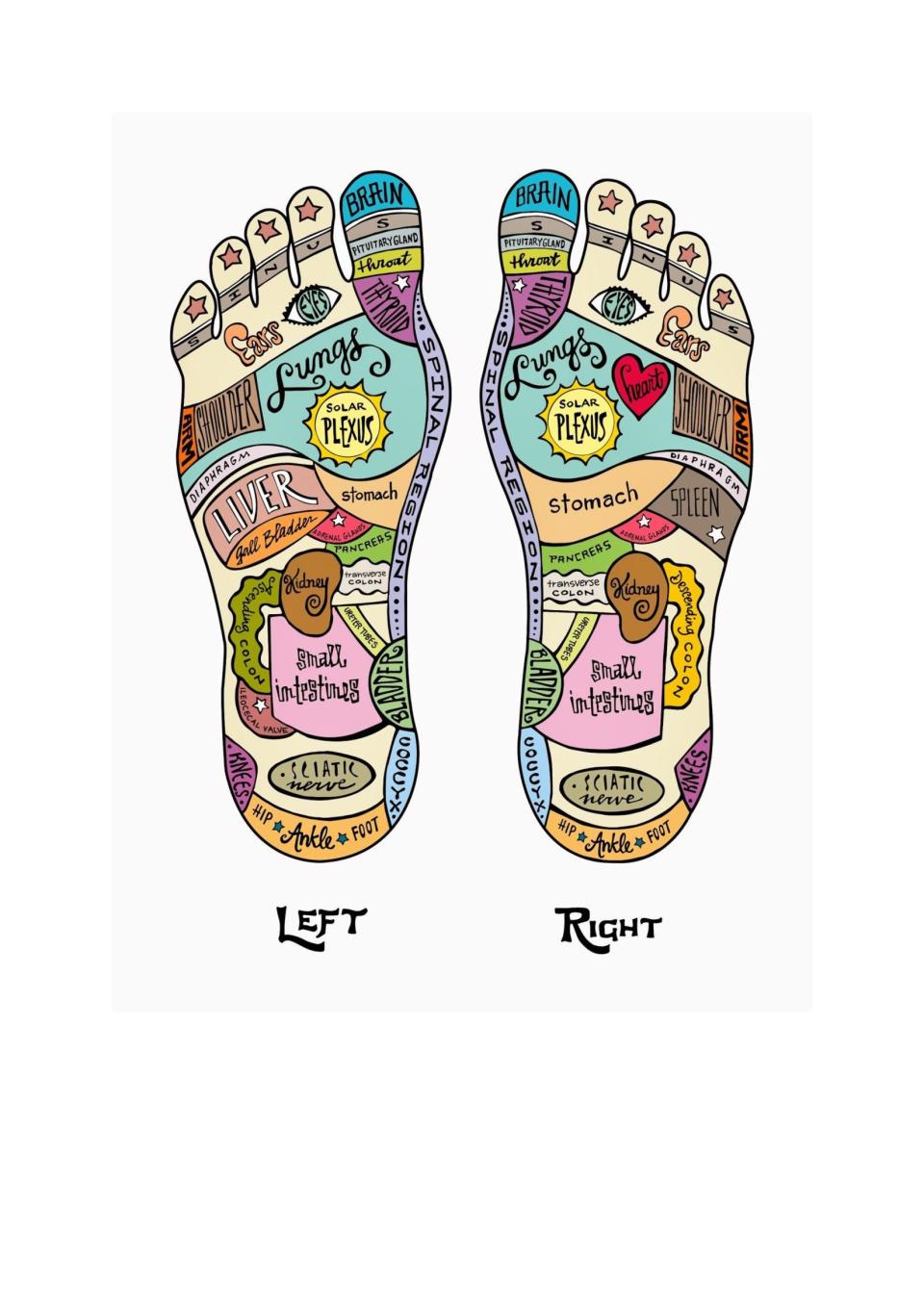 Reflexologist tend to have different takes on the reflexology map (Rupert French)