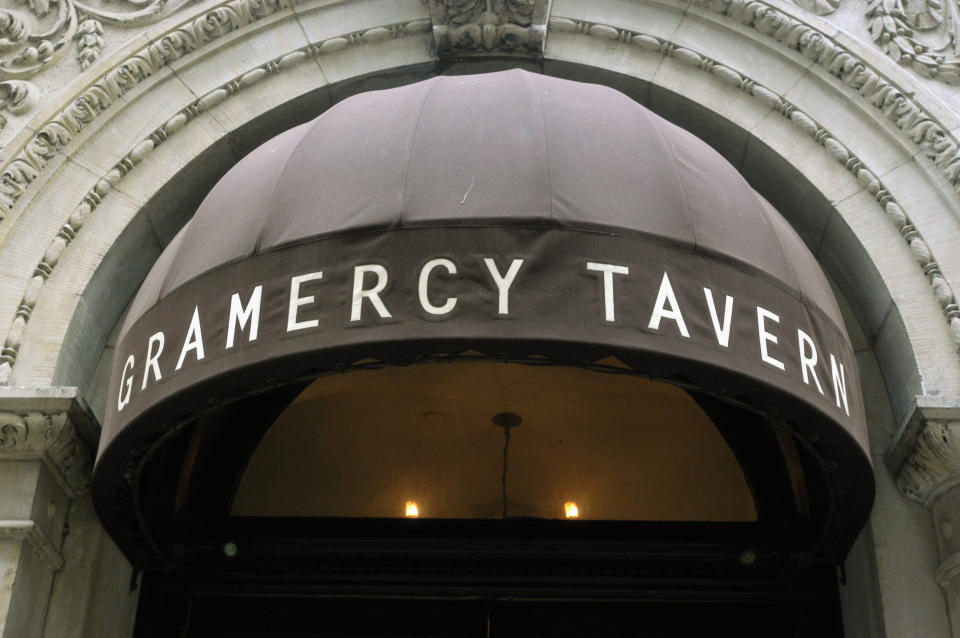 The exterior of the Gamercy Park Tavern is seen in New York City. (Photo by Neville Elder/Corbis via Getty Images)