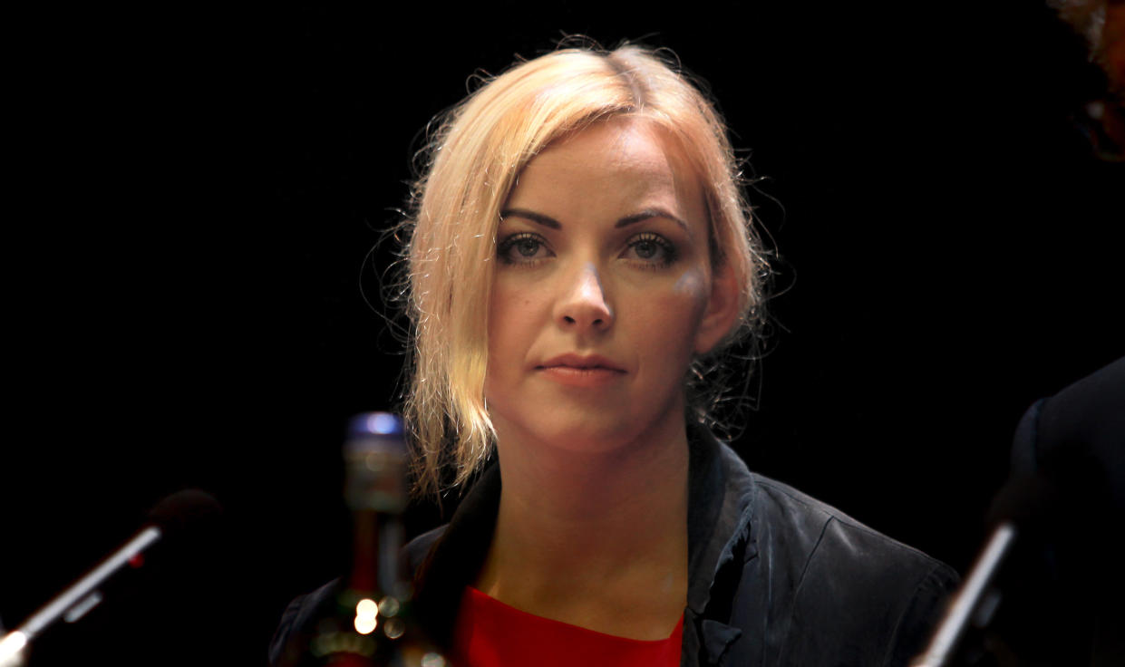 Singer Charlotte Church takes part in a discussion on phone hacking before today's session of the Conservative Party conference at International Convention Centre in Birmingham.   (Photo by David Jones/PA Images via Getty Images)