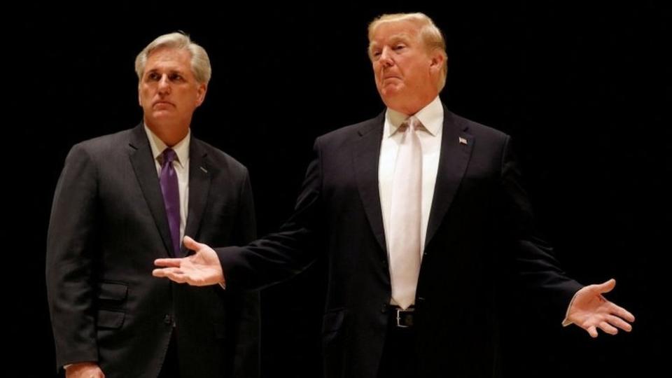 Donald Trump y Kevin McCarthy