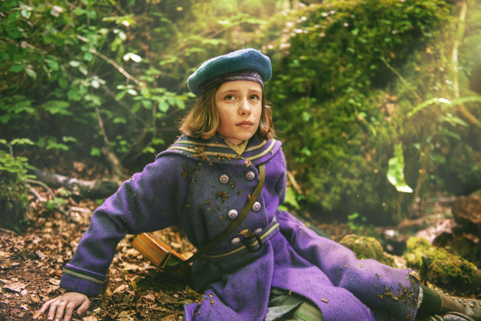 This image released by STXfilms shows Dixie Egerickx in a scene from "The Secret Garden." (STXfilms via AP)