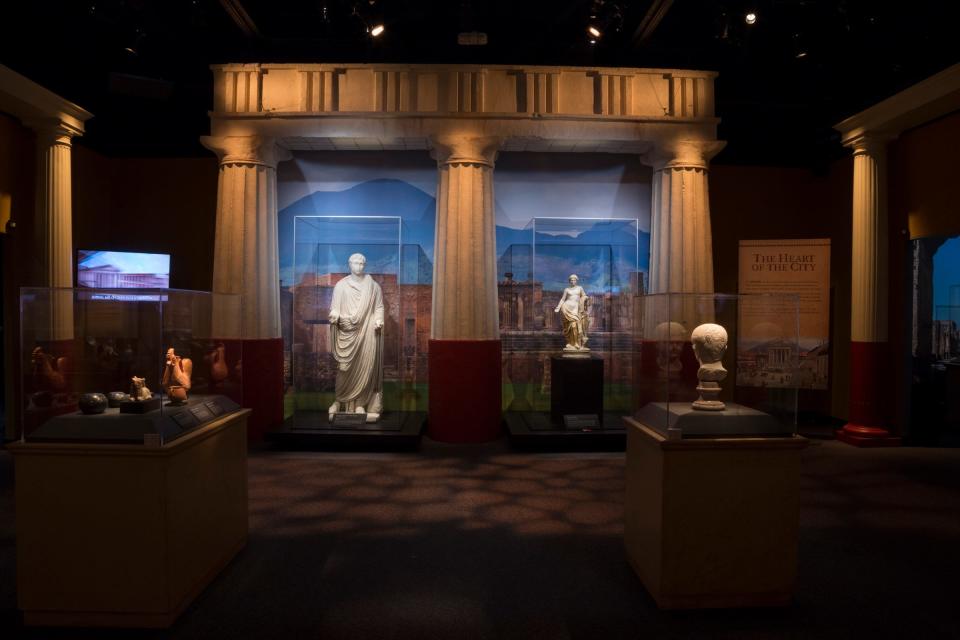Pompeii: The Exhibition, coming to Cincinnati Museum Center Feb. 16-July 28, displays everyday objects and even body casts from the doomed Roman city Pompeii, destroyed by a volcano in 79 A.D.