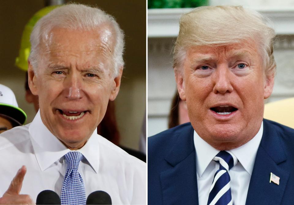 Now that the political conventions are over, the race between Democrat Joe Biden (left) and Republican Donald Trump is heating up.