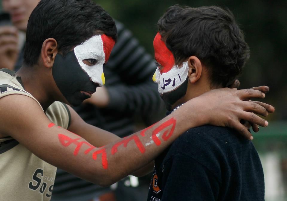 Anti-Mubarak Protesters Continue to Occupy Tahrir Square In Cairo