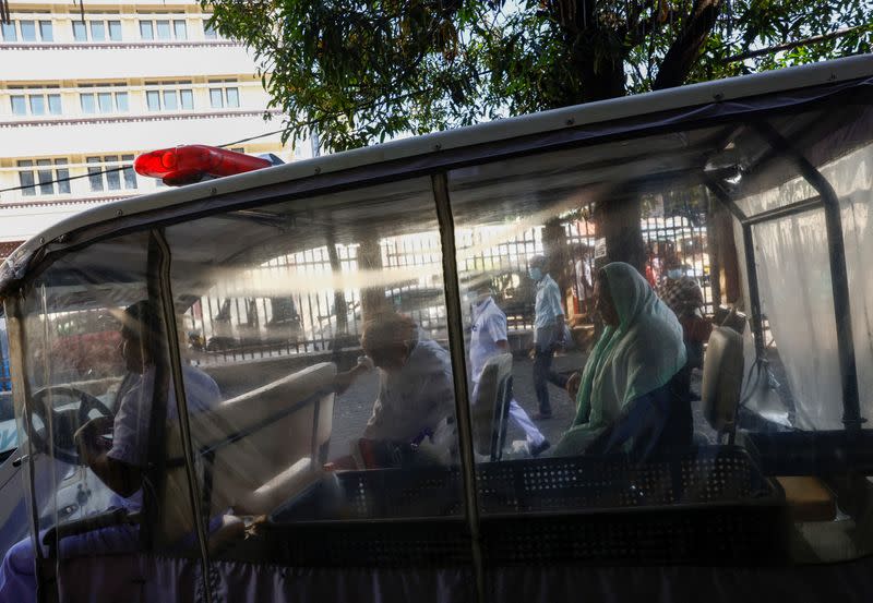 Workers stage a strike protesting huge tax increase in Colombo