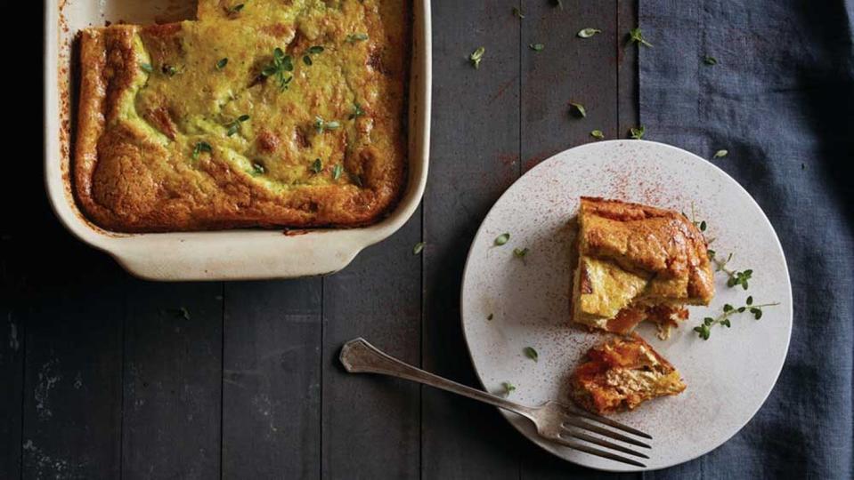 <p>This rich, creamy frittata is the ultimate comfort food and doesn’t call for meat. <a rel="nofollow noopener" href="https://kitchen.nine.com.au/2016/08/15/15/27/pumpkin-frittata" target="_blank" data-ylk="slk:Check out the recipe here;elm:context_link;itc:0;sec:content-canvas" class="link ">Check out the recipe here</a>. [Photo: Nine.com.au] </p>