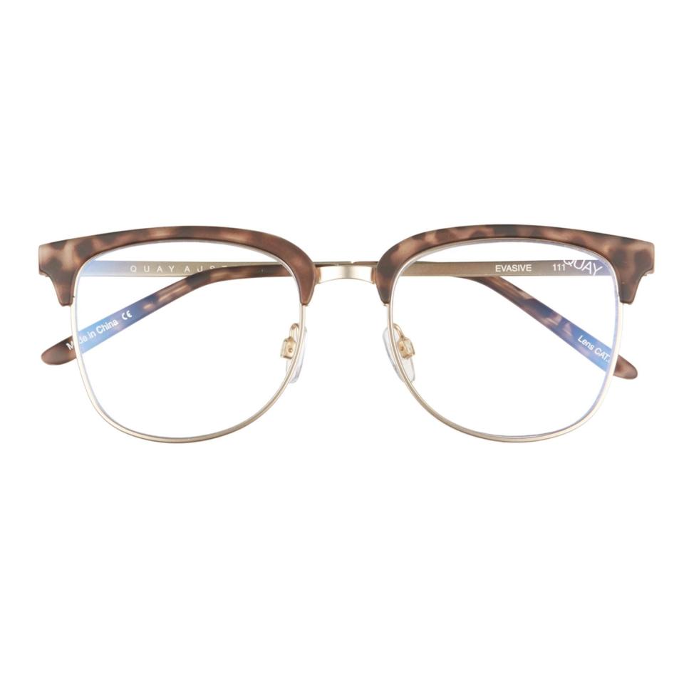 QUAY Evasive 52mm Blue Light Blocking Glasses